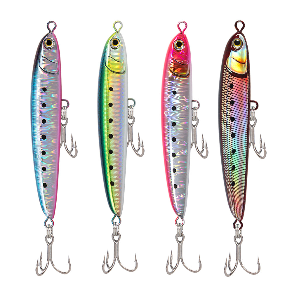 JIGGING PRO 130mm 70g Rerise Sinking Pencil Fishing Lure Sea Fishing Bait