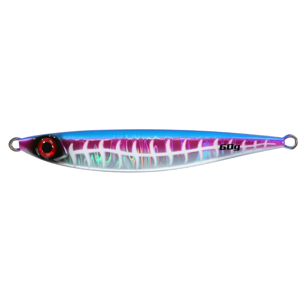 JIGGING PRO Glow Fishbone Metal Jig 40g 60g 80g 100g Long-Cast Fishing Lure Saltwater