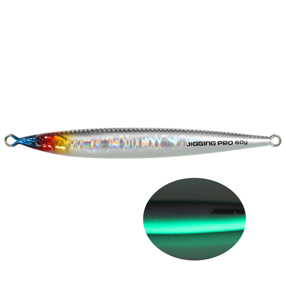 JIGGING PRO 60g/80g/100g Metal Adict 3D Print Sardine Skin Jigging Lure Saltwater Bait