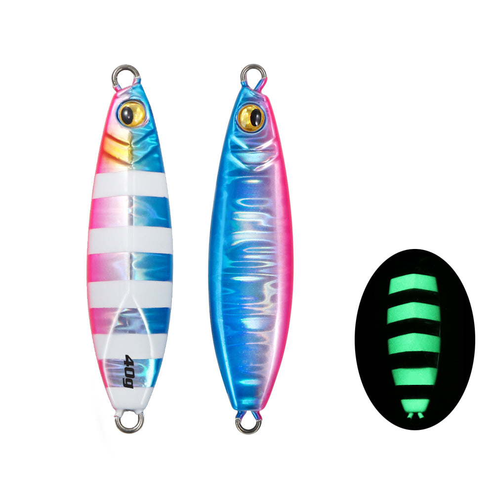 JIGGINGPRO 20g 30g 40g 60g Jigpara Slow Jigs Shore Jigging Lure Saltwater Fishing Lure