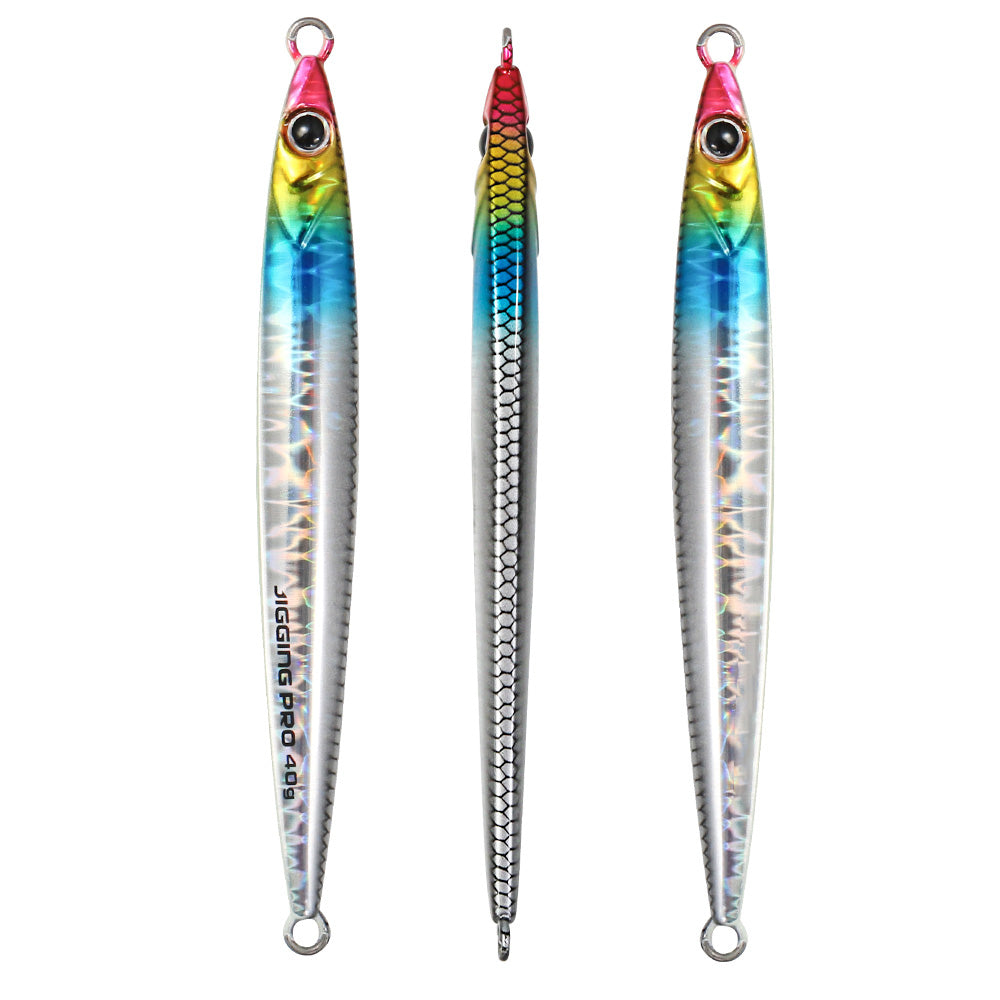 JIGGING PRO 40g 60g Slide Stick Metal Jig Shore Jigging Lure Saltwater Fishing Bait