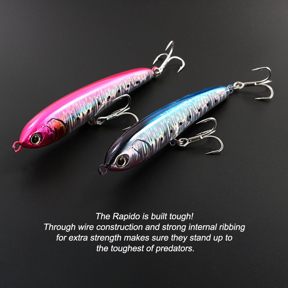 JIGGIING PRO Rapido Floating Pencil Fishing Lure Topwater Walk The Dog Surface Bait 160mm 50g Wobbler Bass Artificial Hard Bait