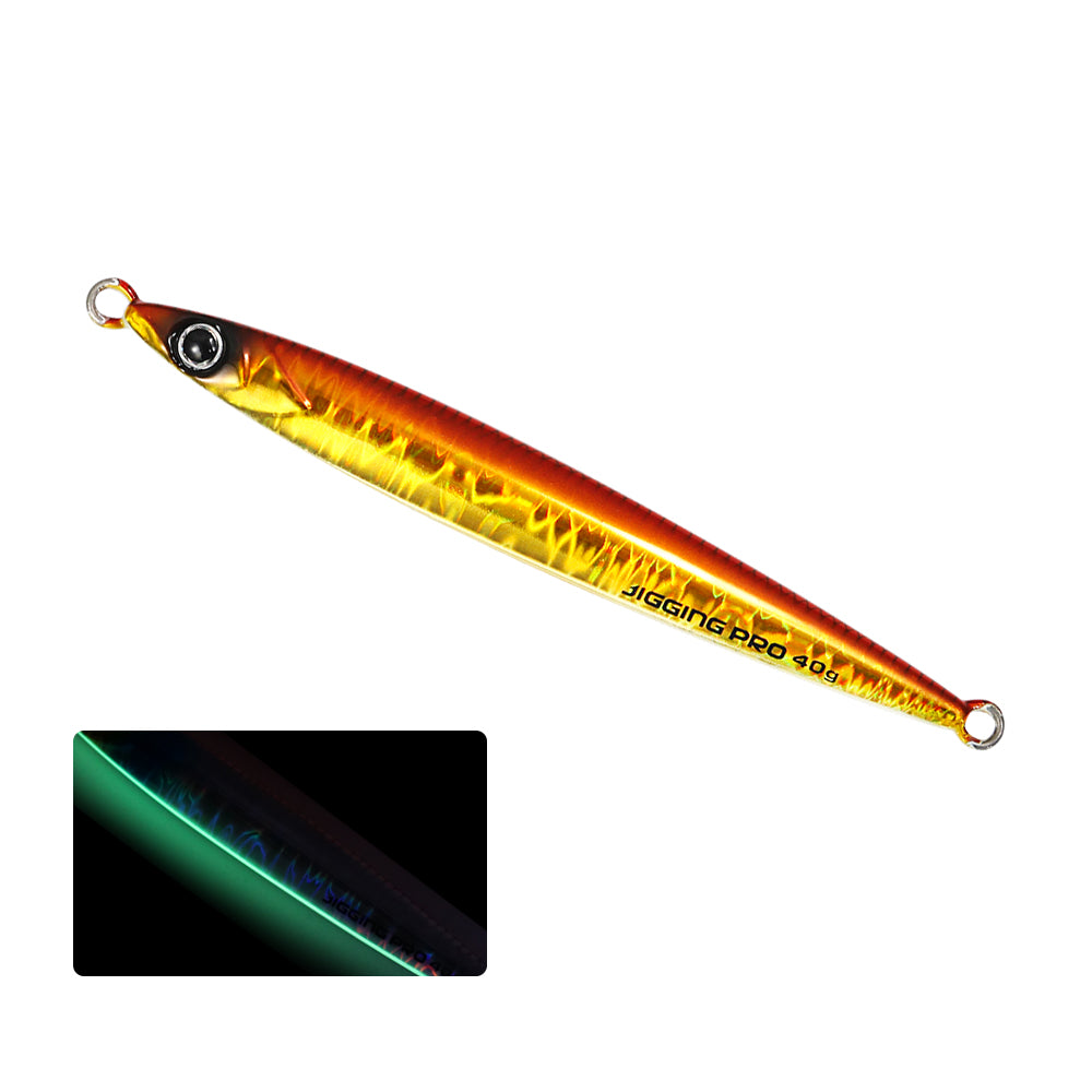 JIGGING PRO 40g 60g Slide Stick Metal Jig Shore Jigging Lure Saltwater Fishing Bait