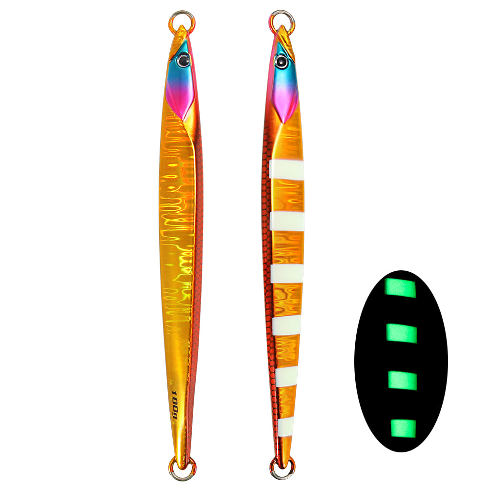 JIGGING PRO Bambluz Semilong Vertical Jig 100g 120g 150g Speed Metal Jig Asymmetrical Jigging Lure