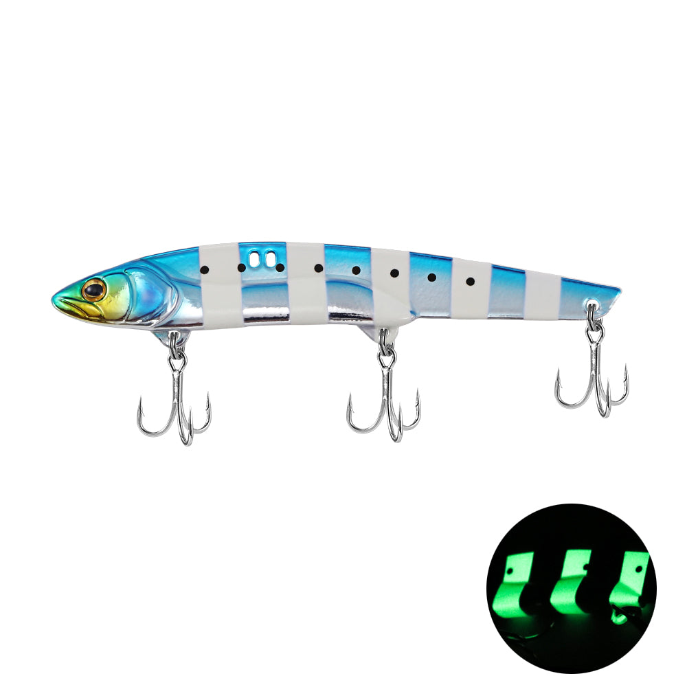 JIGGING PRO 107mm 36g VIB Lure Sea Fishing Hard Baits Vibe Fishing Lures Saltwater Kingfish Amberjack Tuna