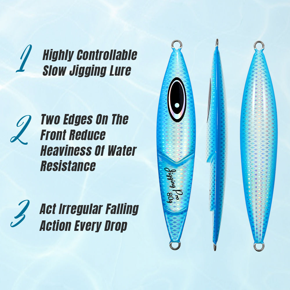 JIGGING PRO 80g 100g 120g 150g Cranky Slow Jigging Lure Saltwater Fishing Slow Jigs Sea Fishing Lures