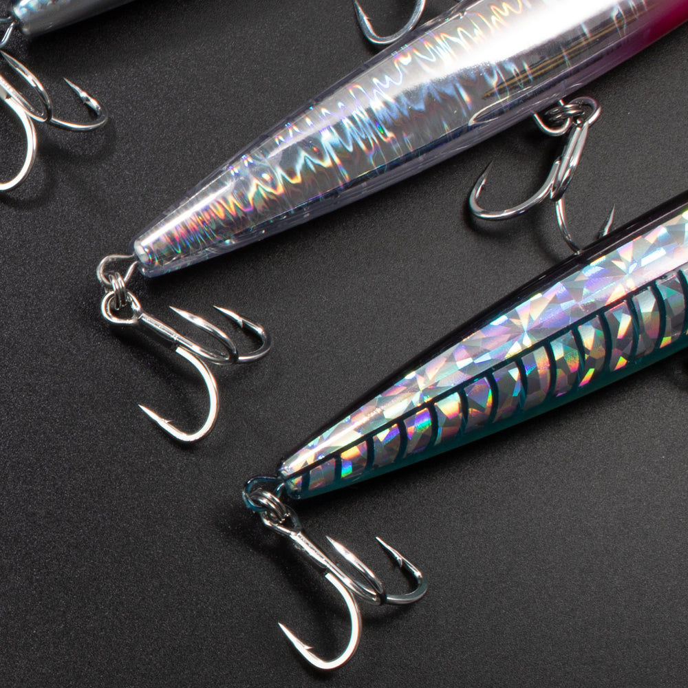 JIGGINGPRO 130mm 40g Popqueen Style Topwater Popper Saltwater Fishing Lure