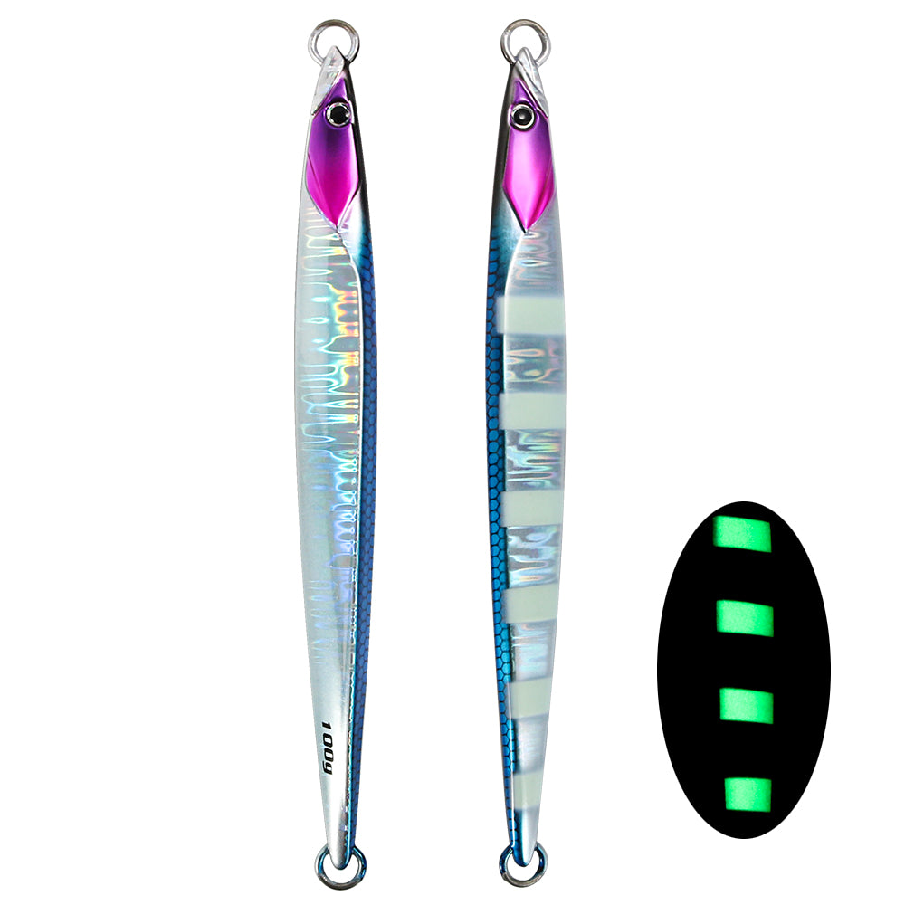 JIGGING PRO Bambluz Semilong Vertical Jig 100g 120g 150g Speed Metal Jig Asymmetrical Jigging Lure