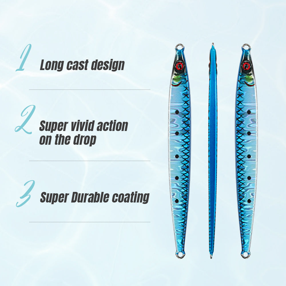 JIGGING PRO 10g 20g Sardine Slider Micro Jigs Light Jigging Lure