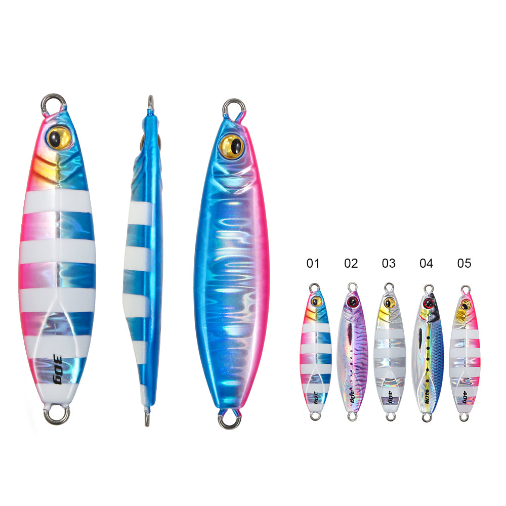 JIGGINGPRO 20g 30g 40g 60g Jigpara Slow Jigs Shore Jigging Lure Saltwater Fishing Lure