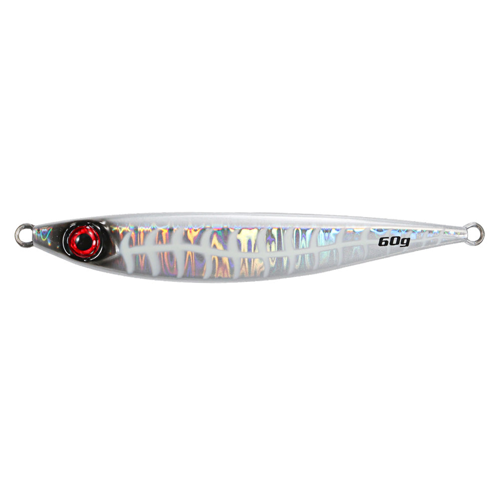 JIGGING PRO Glow Fishbone Metal Jig 40g 60g 80g 100g Long-Cast Fishing Lure Saltwater