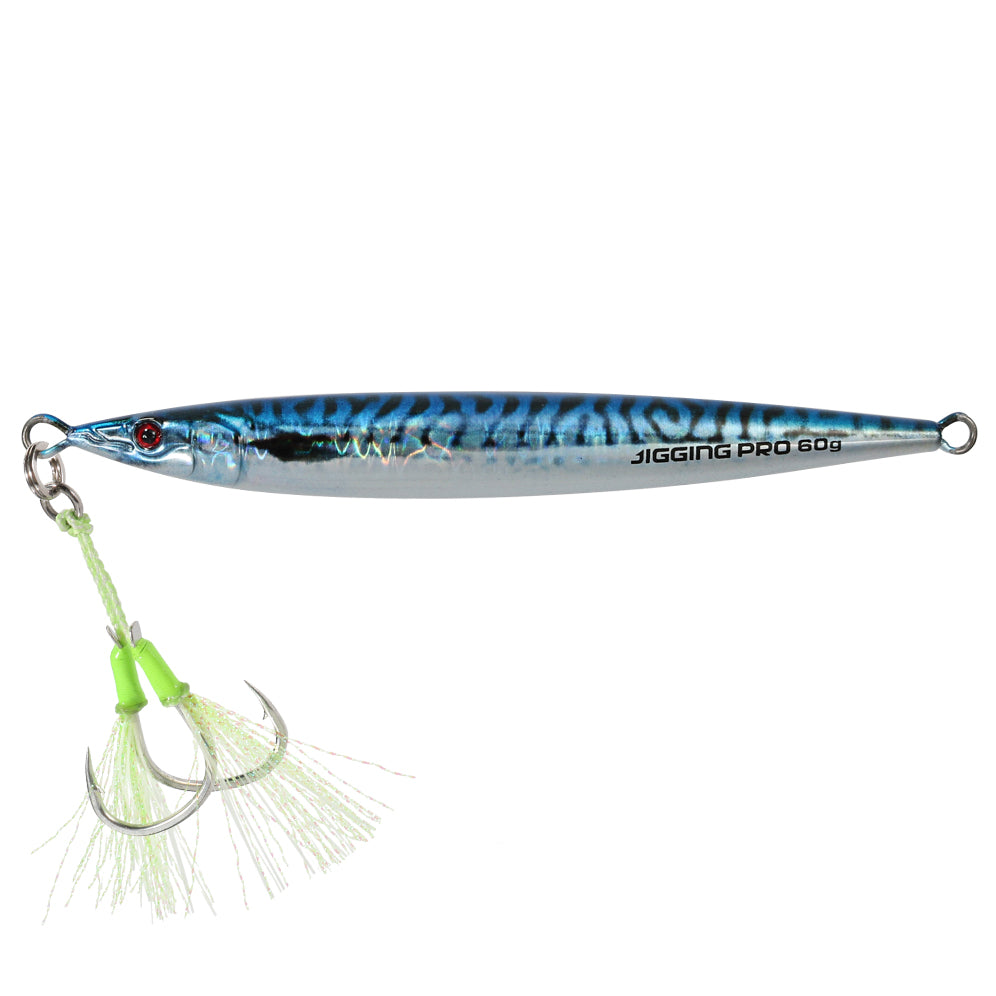 JIGGING PRO 60g/80g/100g Metal Adict 3D Print Sardine Skin Jigging Lure Saltwater Bait