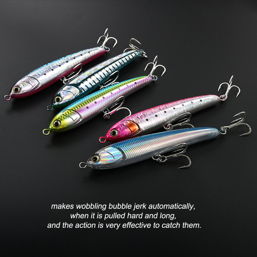 JIGGIING PRO Rapido Floating Pencil Fishing Lure Topwater Walk The Dog Surface Bait 160mm 50g Wobbler Bass Artificial Hard Bait