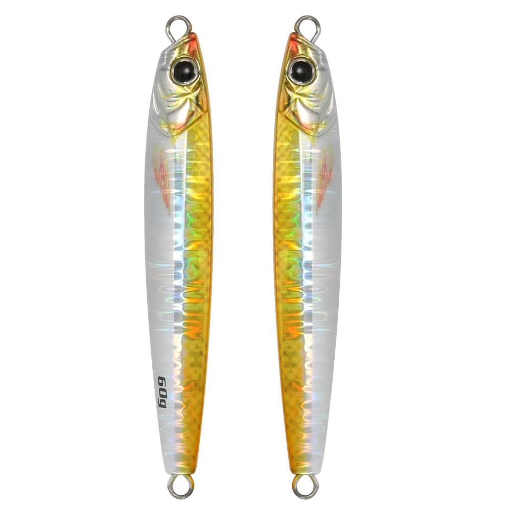 JIGGING PRO Casting Metal Jig 40g 60g 3D Jig Minnow