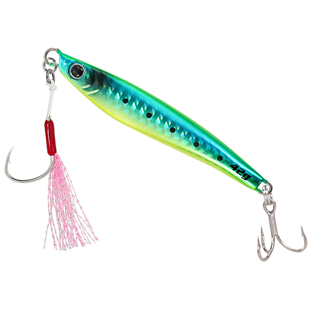 JIGGING PRO 22g 32g 42g 52g JUGULO Fast Sinking Jigs Long Casting Shore Jigging Metal Jig
