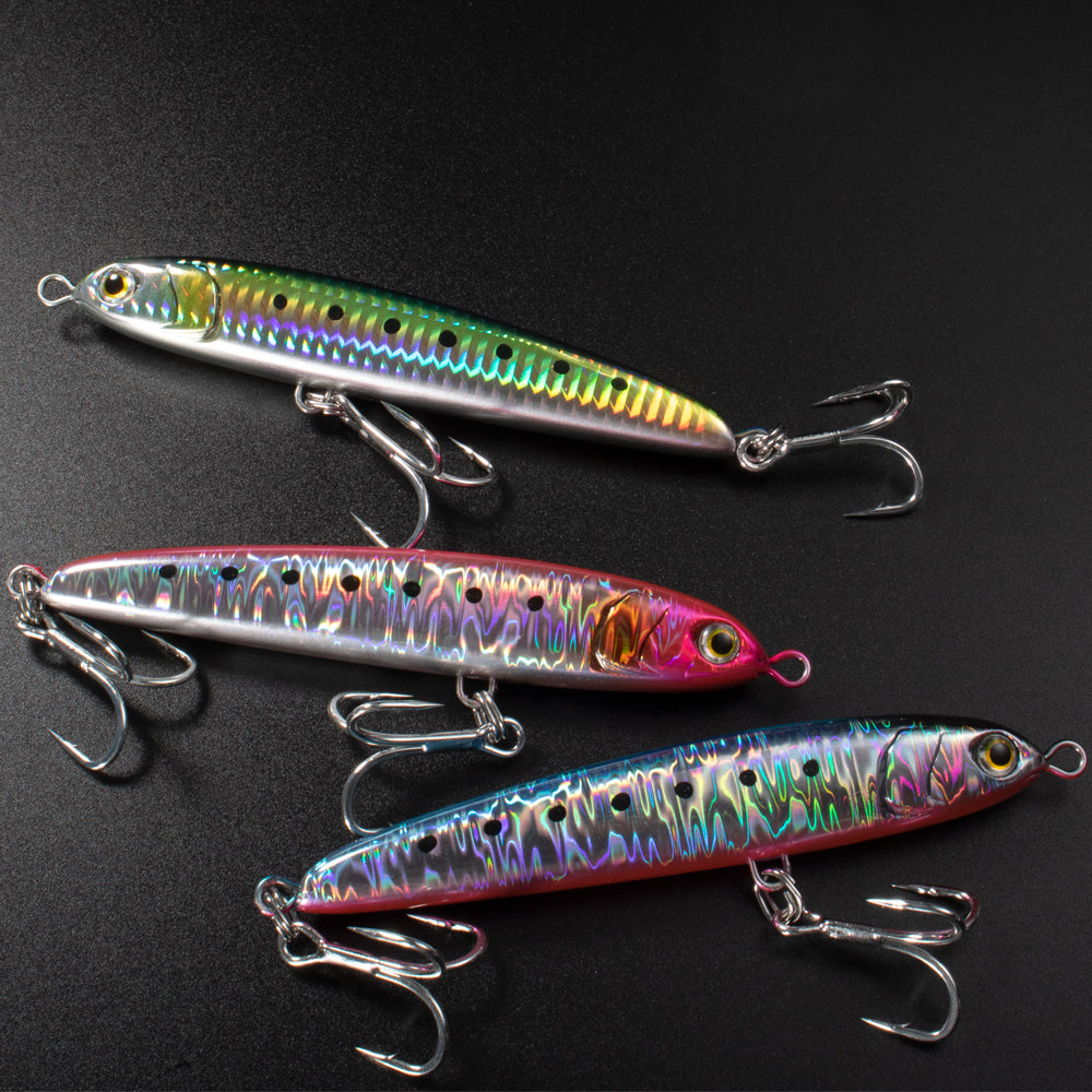 JIGGING PRO 130mm 70g Rerise Sinking Pencil Fishing Lure Sea Fishing Bait