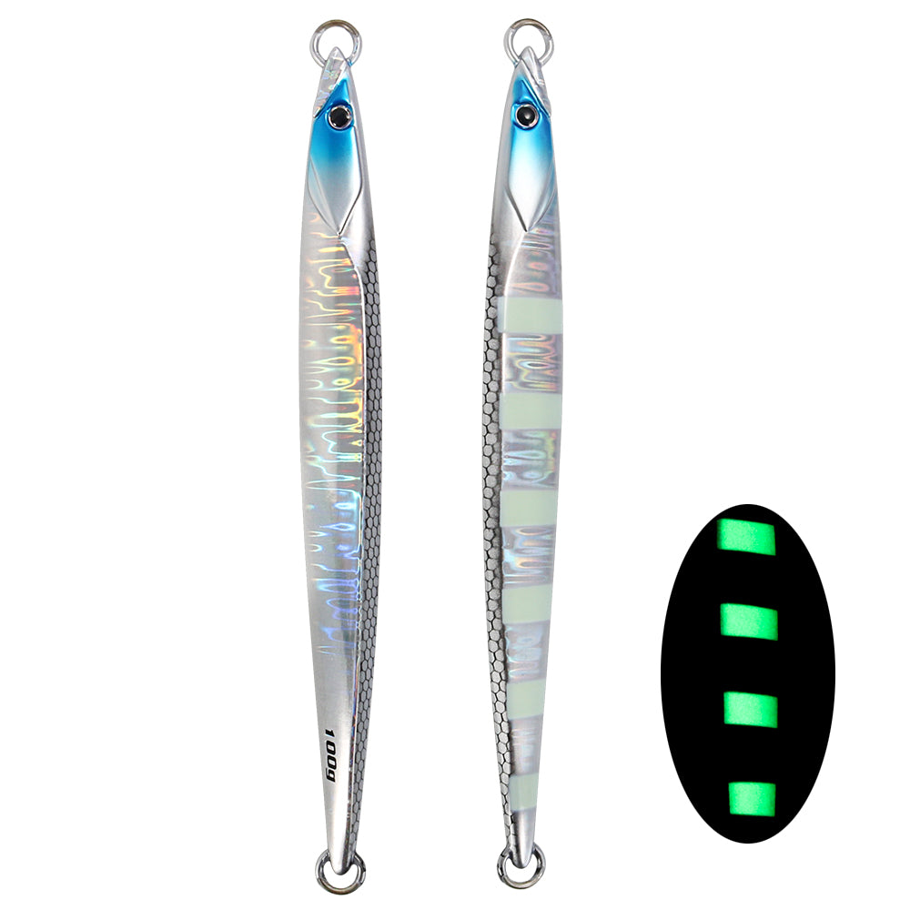 JIGGING PRO Bambluz Semilong Vertical Jig 100g 120g 150g Speed Metal Jig Asymmetrical Jigging Lure