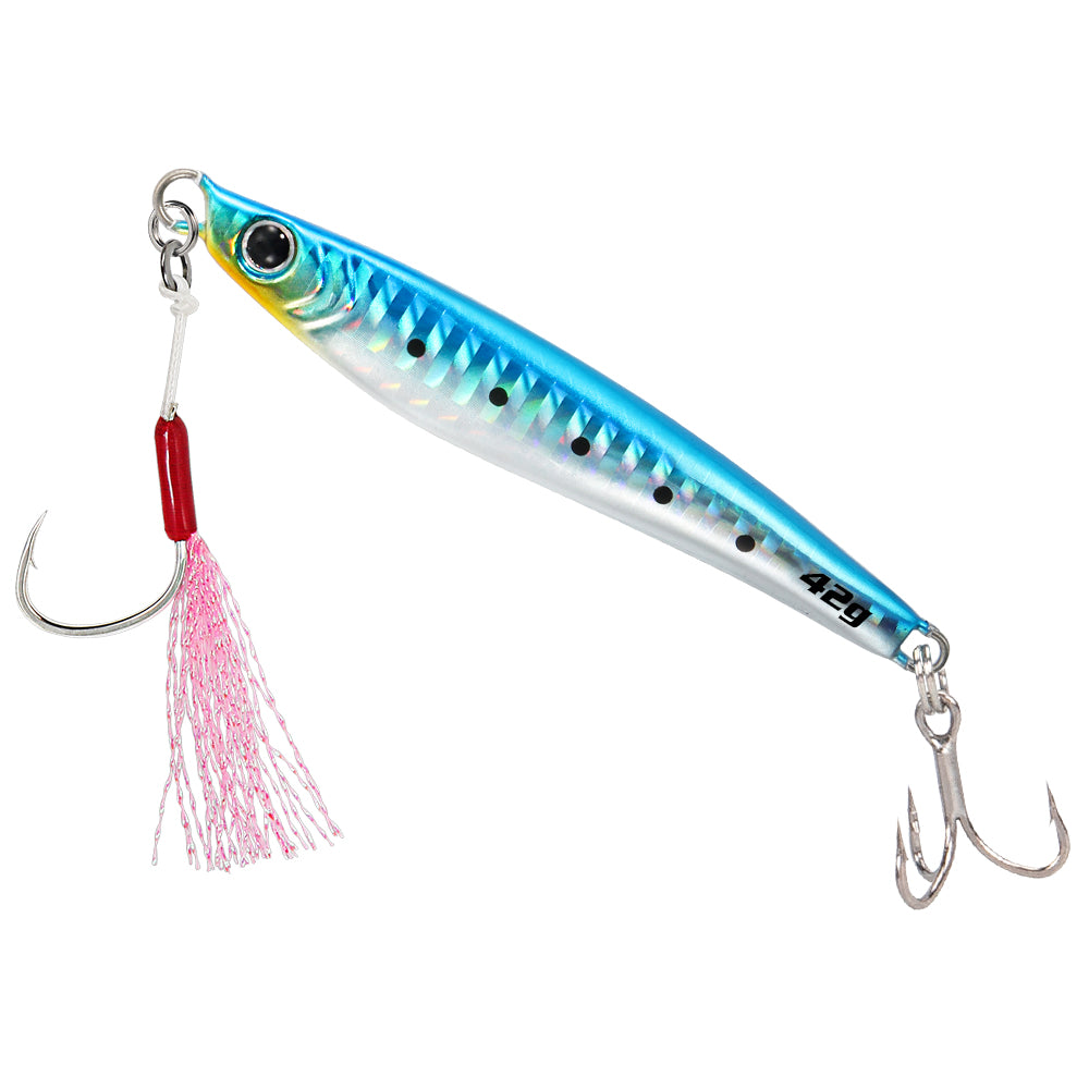 JIGGING PRO 22g 32g 42g 52g JUGULO Fast Sinking Jigs Long Casting Shore Jigging Metal Jig