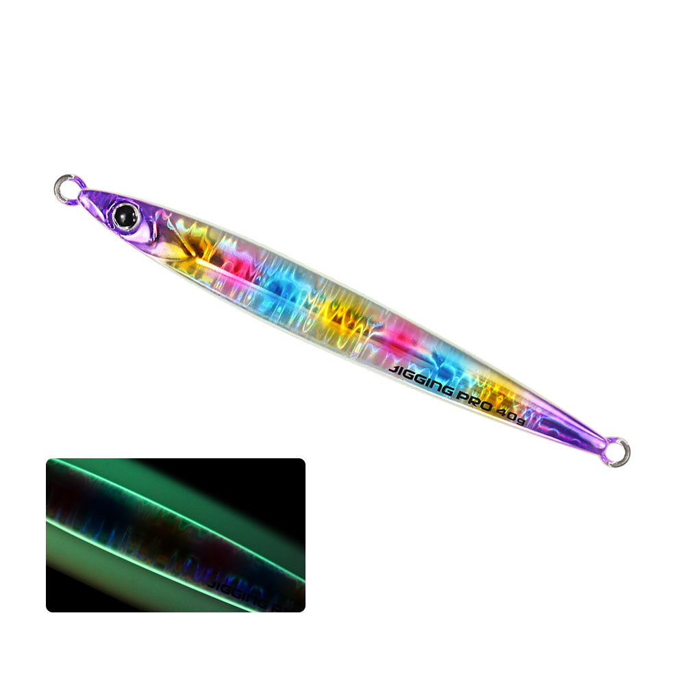 JIGGING PRO 40g 60g Slide Stick Metal Jig Shore Jigging Lure Saltwater Fishing Bait