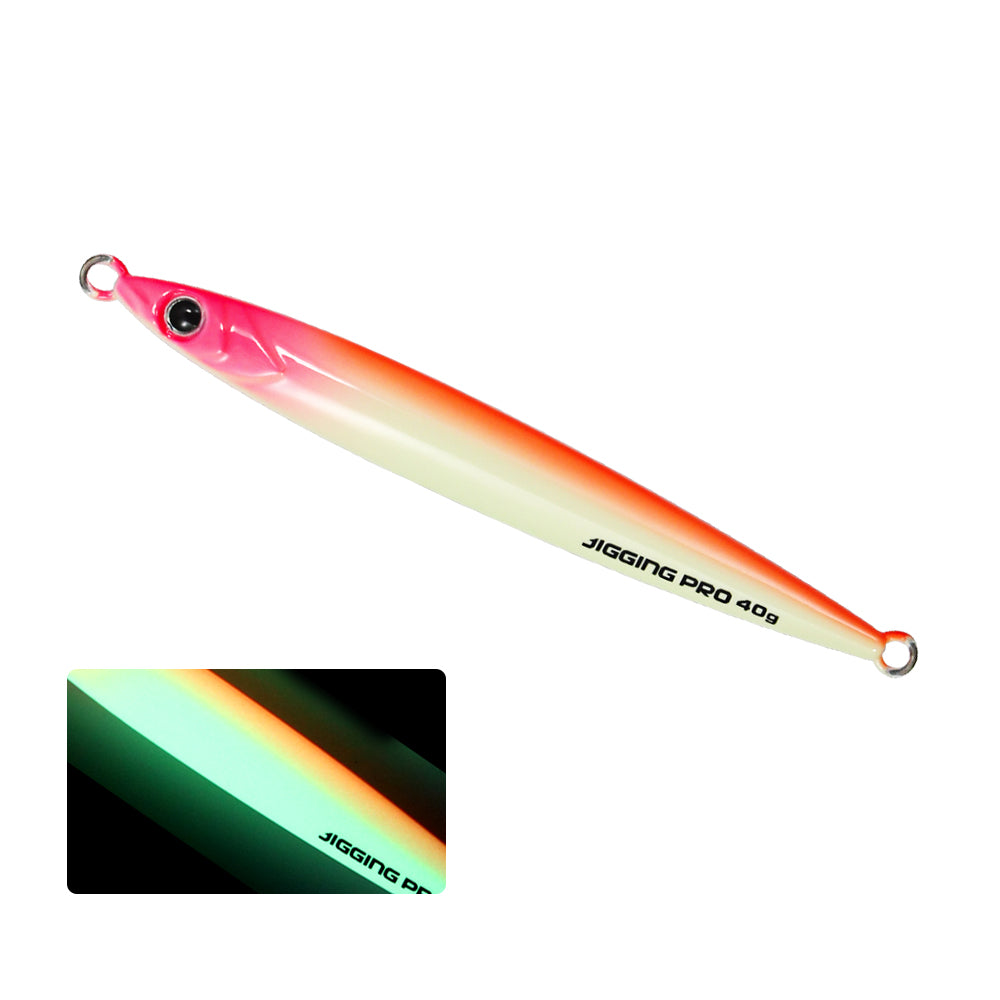 JIGGING PRO 40g 60g Slide Stick Metal Jig Shore Jigging Lure Saltwater Fishing Bait