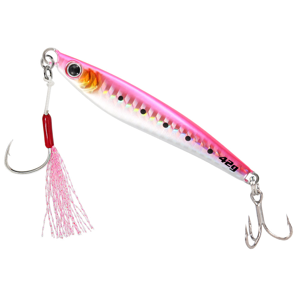 JIGGING PRO 22g 32g 42g 52g JUGULO Fast Sinking Jigs Long Casting Shore Jigging Metal Jig