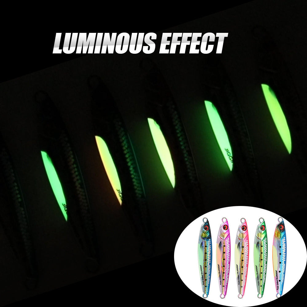 JIGGING PRO 3D Print Real Scale Long Casting Metal Jigs 40g 60g 80g Shore Jigging Lure