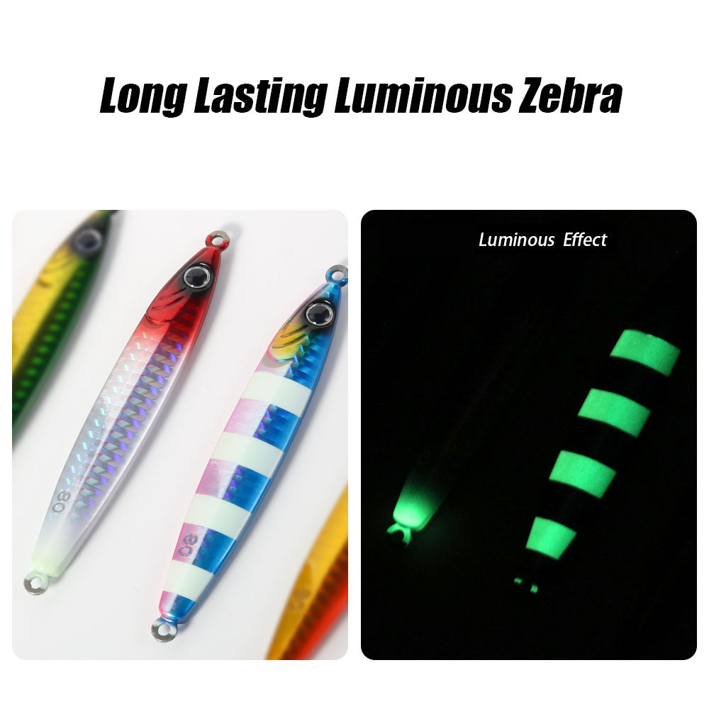JIGGING PRO Tungsten Jig Saltwater Fishing Metal Jig Lure 30g 40g 60g 80g
