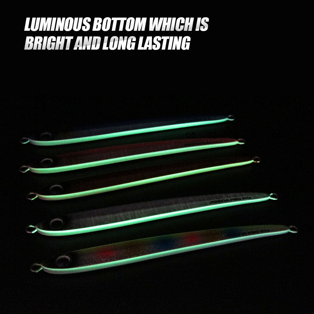 JIGGING PRO Metal Jigs Fishing Lure 45g 60g 80g Blade Jig