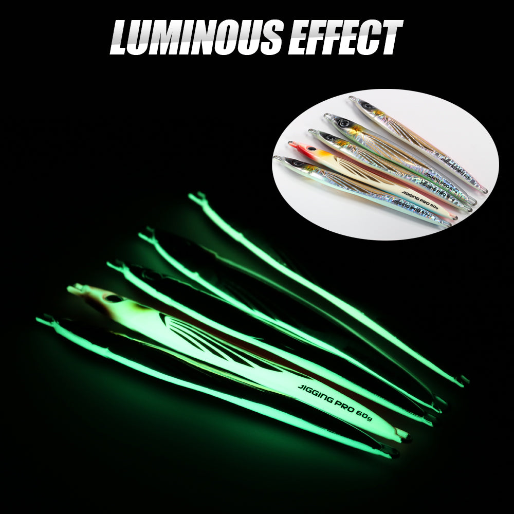 JIGGINGPRO 60g 80g 100g 150g 200g THEOS Metal Jig Shore Offshore Jigging Lure Sea Fishing Tackle