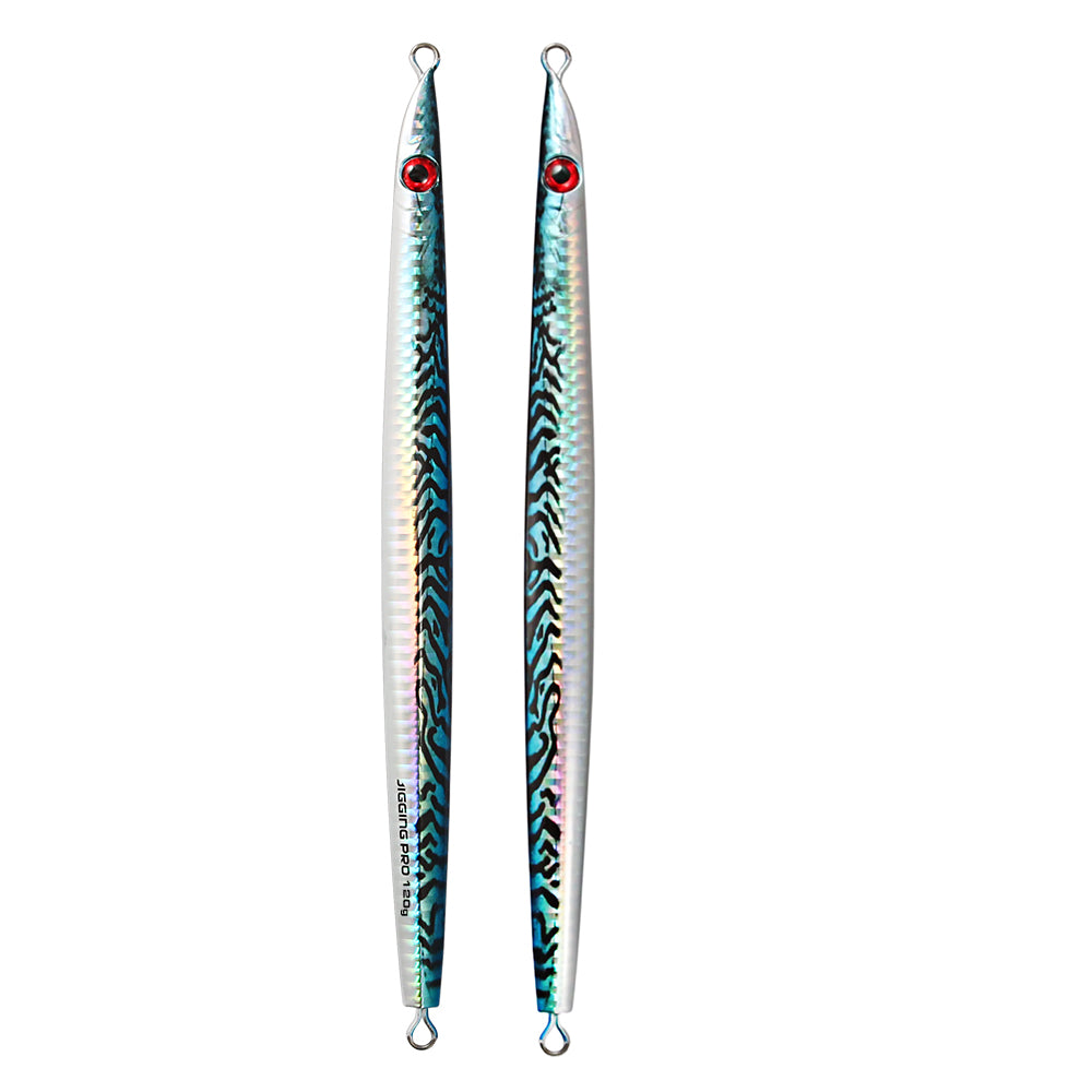 JIGGING PRO Long Casting Fast Sinking Metal Jig 100g 120g Vertical Needle Jigs Sea Jigging Lure Artificial Fishing Lure