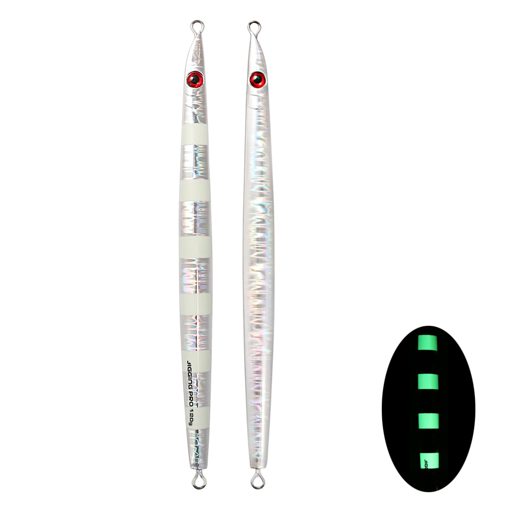 JIGGING PRO Long Casting Fast Sinking Metal Jig 100g 120g Vertical Needle Jigs Sea Jigging Lure Artificial Fishing Lure