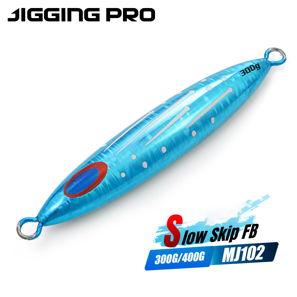 JIGGINGPRO Slow Jig Deep Sea Fishing Lure Metal Jig 300g 400g Slow Skip FB