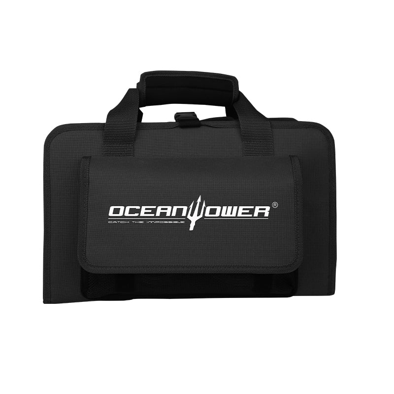 JIGGING PRO Large Capacity Fishing Lure Bag, Multi-Functional Saltwater Tackle Binder Organizer, Heavy Duty Bait Storage Case for Anglers