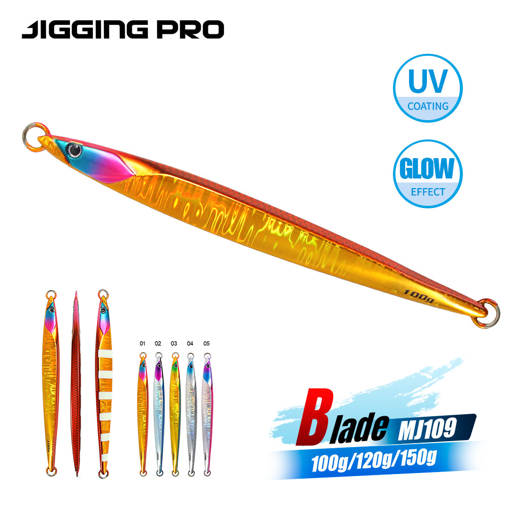 JIGGING PRO Vertical Jig 100g 120g 150g Speed Metal Jig Asymmetrical Jigging Lure