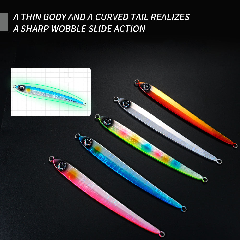 JIGGING PRO Metal Jigs Fishing Lure 45g 60g 80g Blade Jig