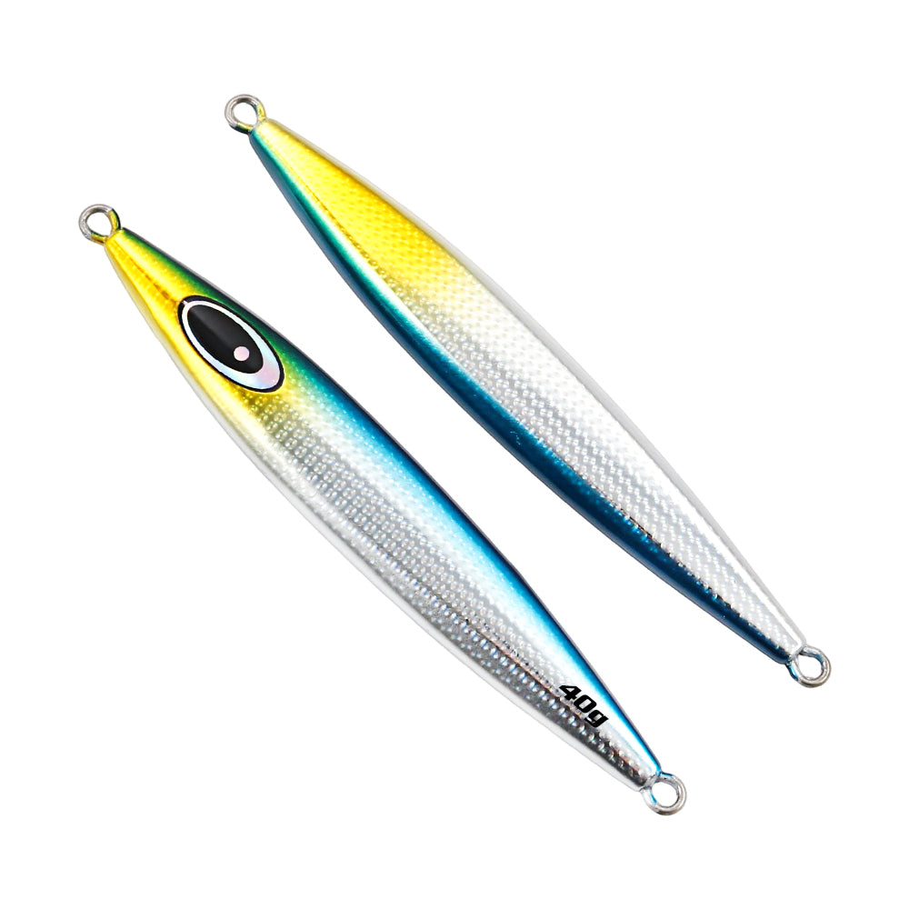 JIGGING PRO Asymmetrical Metal Jig - 40g/60g/80g/100g Saltwater Vertical & Casting Lure