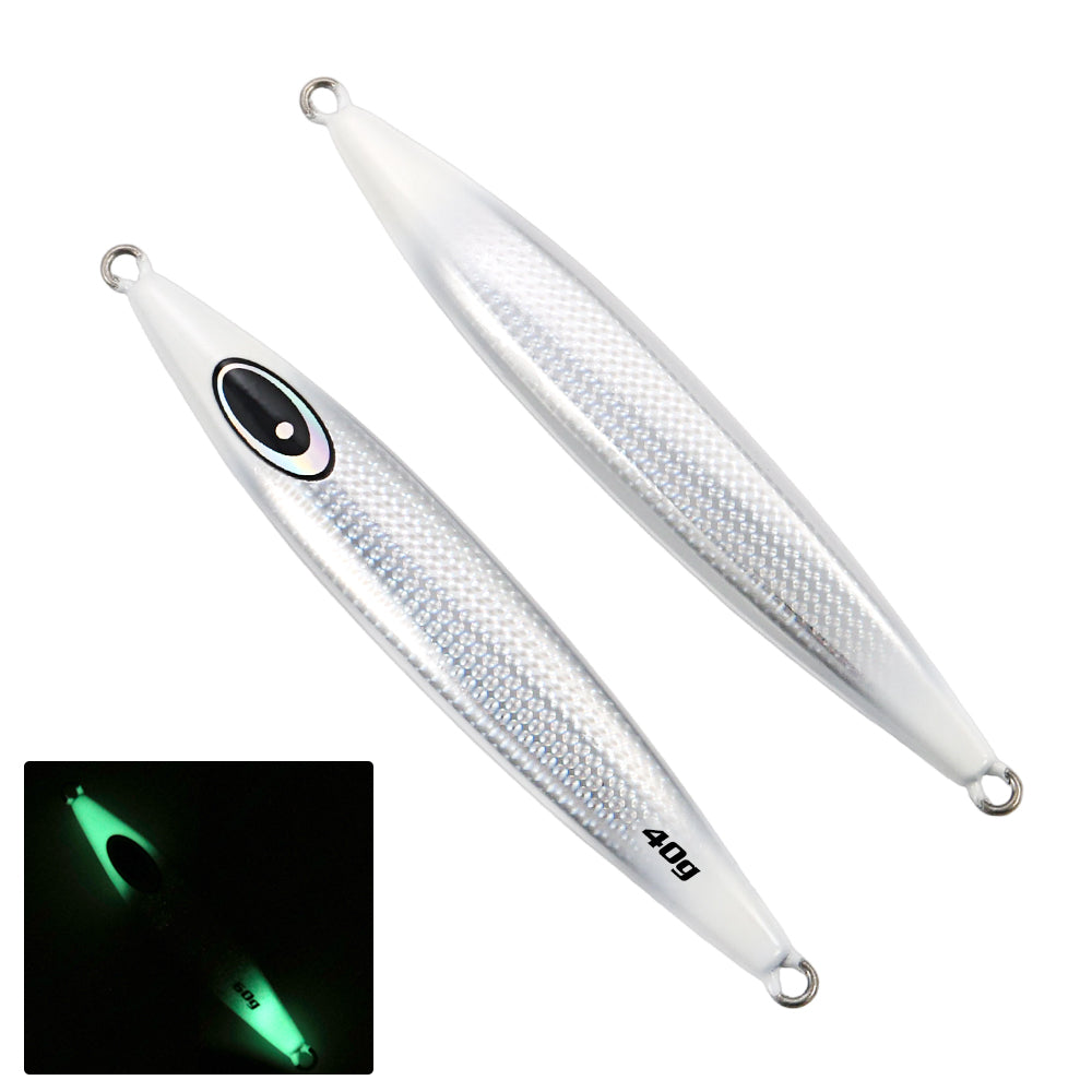 JIGGING PRO Asymmetrical Metal Jig - 40g/60g/80g/100g Saltwater Vertical & Casting Lure