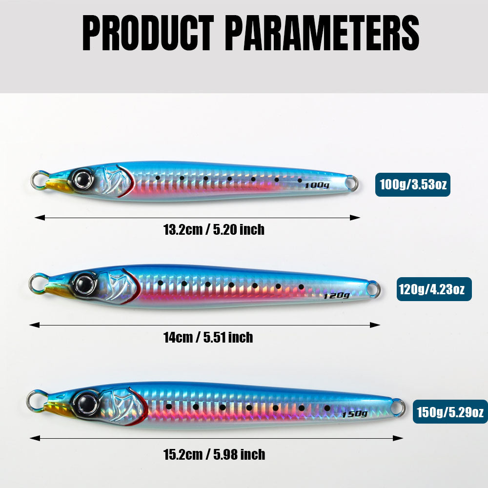 JIGGING PRO Metal Jig Saltwater Fishing Lure 100g 120g 150g Coso Jig SL