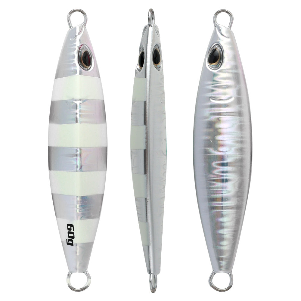 JIGGING PRO 60g 80g 100g KOIKA Jig Slow Jigging Lure Saltwater Metal Jig