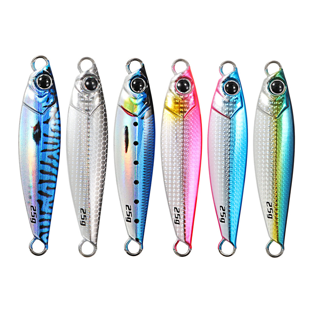 JIGGING PRO Saltwater Metal Cast Micro Jig Spoon Lure 10g 14g 22g 25g 30g 40g Artificial Bait Shore Slow Jigging Fishing Lures Fish Tackle