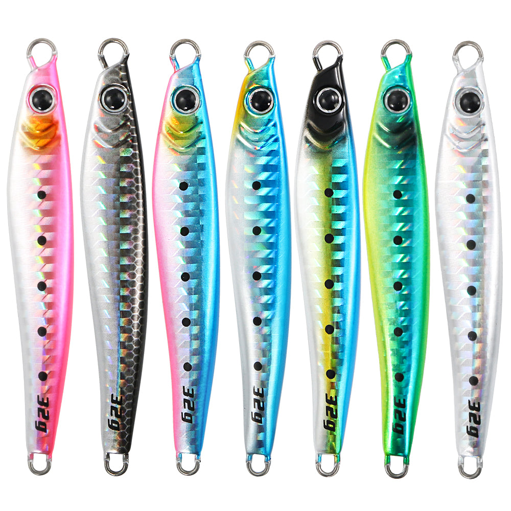 JIGGING PRO 22g 32g 42g 52g JUGULO Fast Sinking Jigs Long Casting Shore Jigging Metal Jig