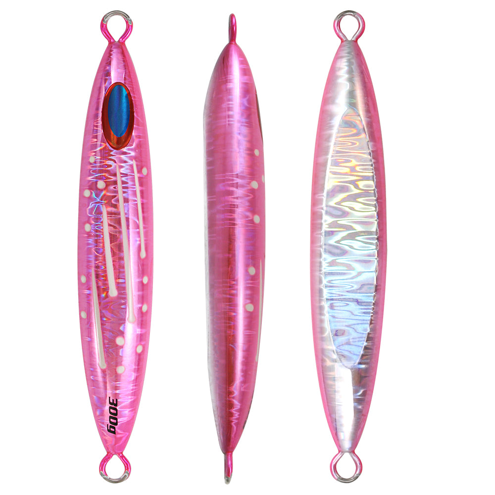 JIGGINGPRO 300g/400g Slow Skip Deep Sea Jig Heavyweight Slow Fall Metal JIg
