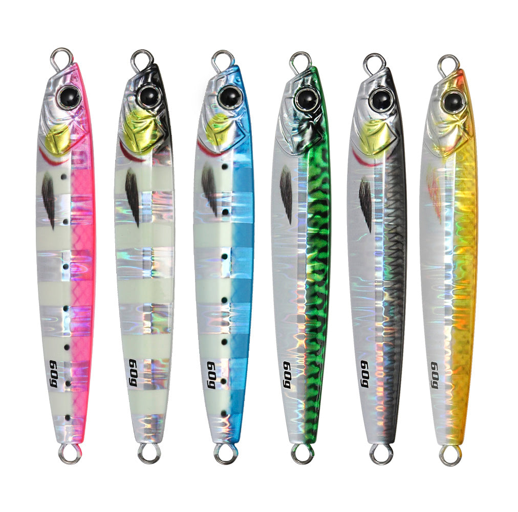 JIGGING PRO Casting Metal Jig 40g 60g 3D Jig Minnow
