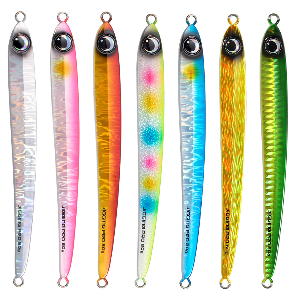JIGGING PRO 45g 60g 80g MOMO PUNCH Metal Jigs Shore Jigging Lure