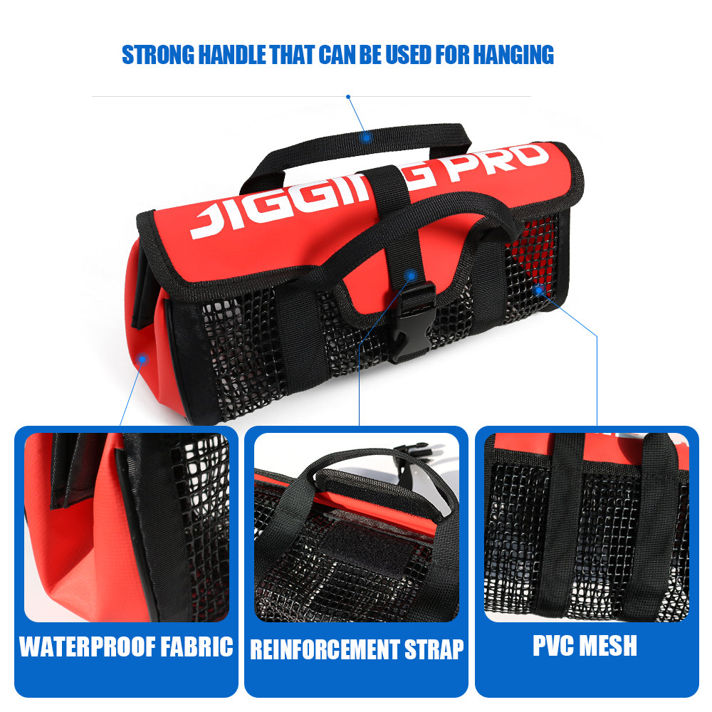 JIGGINGPRO Metal Jig Bag Saltwater Fishing Tackle Fishing Lure Bag Bait Storage