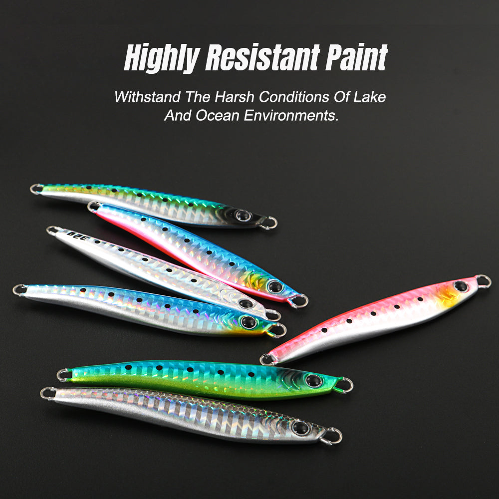 JIGGING PRO 22g 32g 42g 52g JUGULO Fast Sinking Jigs Long Casting Shore Jigging Metal Jig