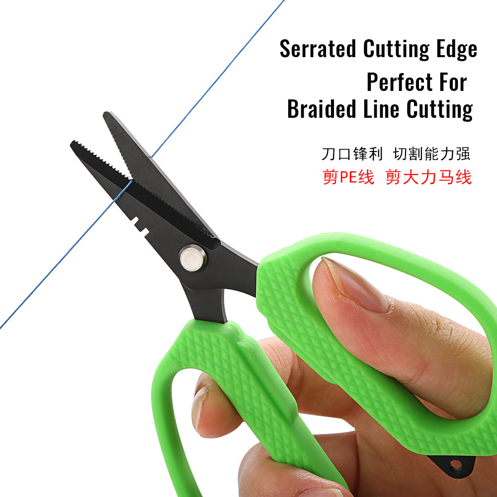 JIGGING PRO 4.7“ Premium Fishing Braid Scissors Anti-Rust Fishing Line Cutter