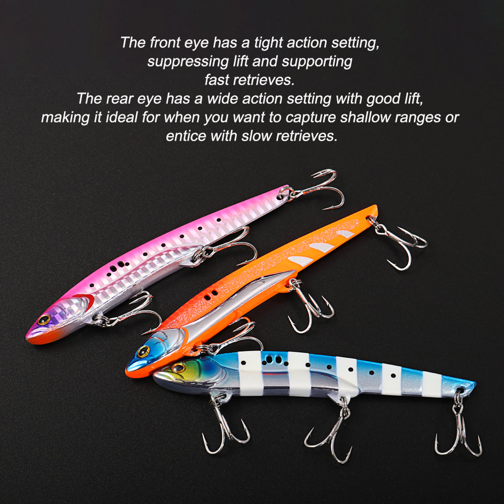 JIGGING PRO 107mm 36g VIB Lure Sea Fishing Hard Baits Vibe Fishing Lures Saltwater Kingfish Amberjack Tuna