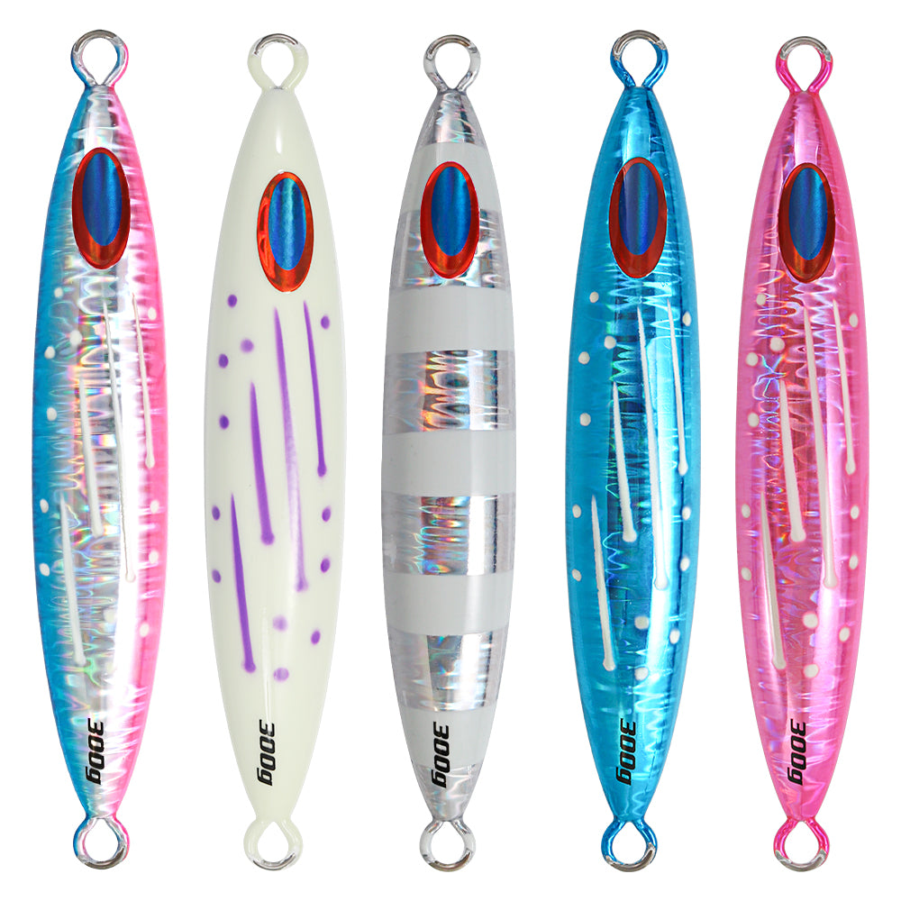 JIGGINGPRO 300g/400g Slow Skip Deep Sea Jig Heavyweight Slow Fall Metal JIg