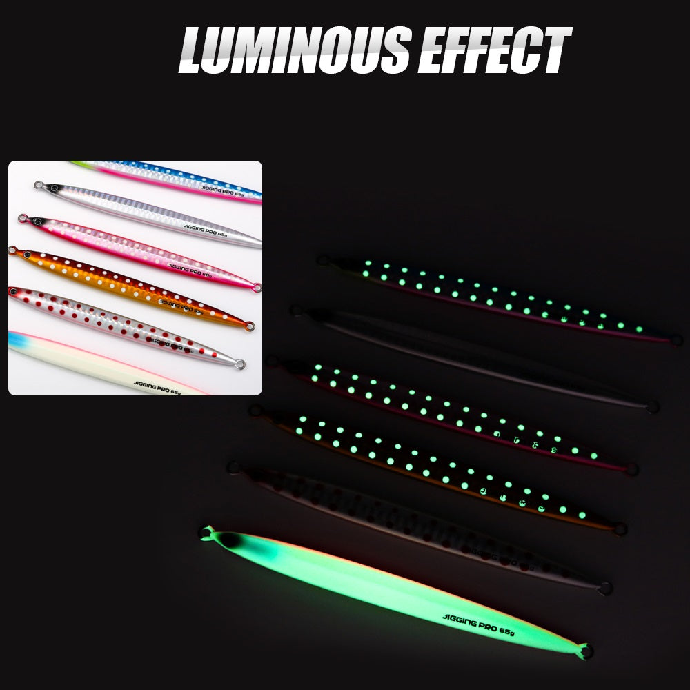 JIGGING PRO Long Casting Jigs Metal Jig Fishing Lure 45g 65g 85g Gekito Jig Strike
